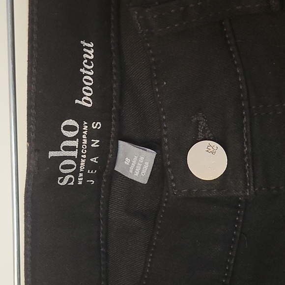 Black NY and Co bootcut jeans 18 - Picture 2 of 4